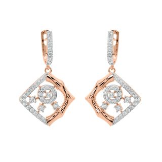 Arin Round Diamond Earrings